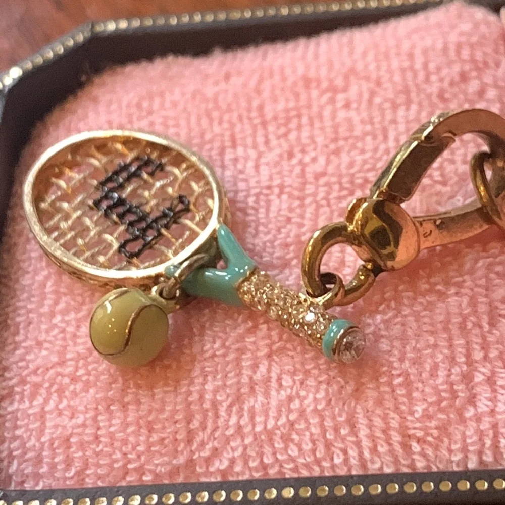 Y2K Juicy Couture Tennis Racquet Charm in Original Box - Picture 3 of 6